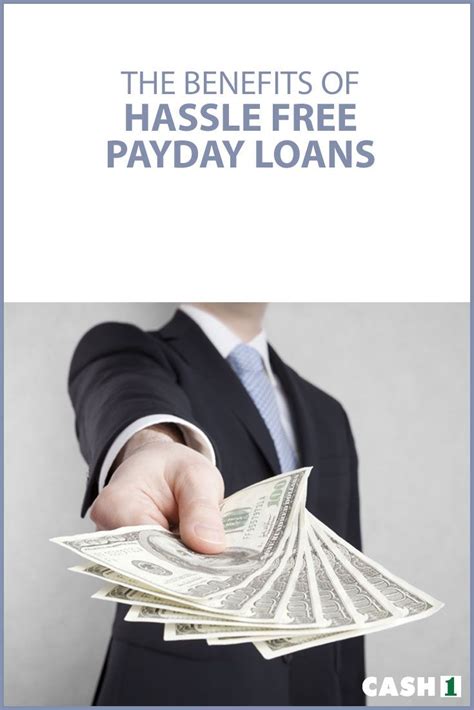 Short Term Payday Loan Benefits